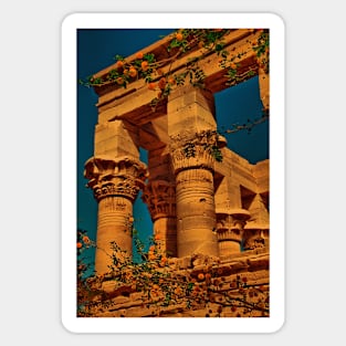 Egypt. Temple of Philae. Detail. Sticker